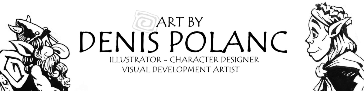 Fantasy illustration art by Denis Polanc